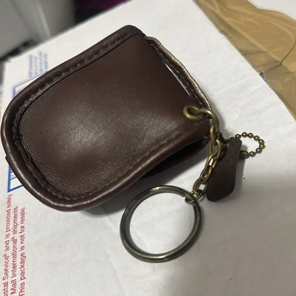 Vintage Coach Mini Station Bag Key Fob - Picture 4 of 5